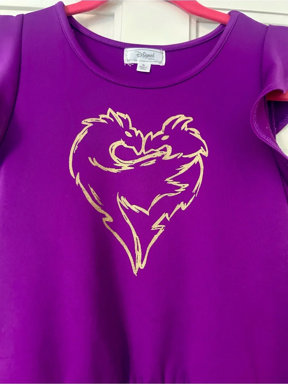 Disney D-Signed Descendants Mal Graphic Layered Dress - Picture 3 of 14
